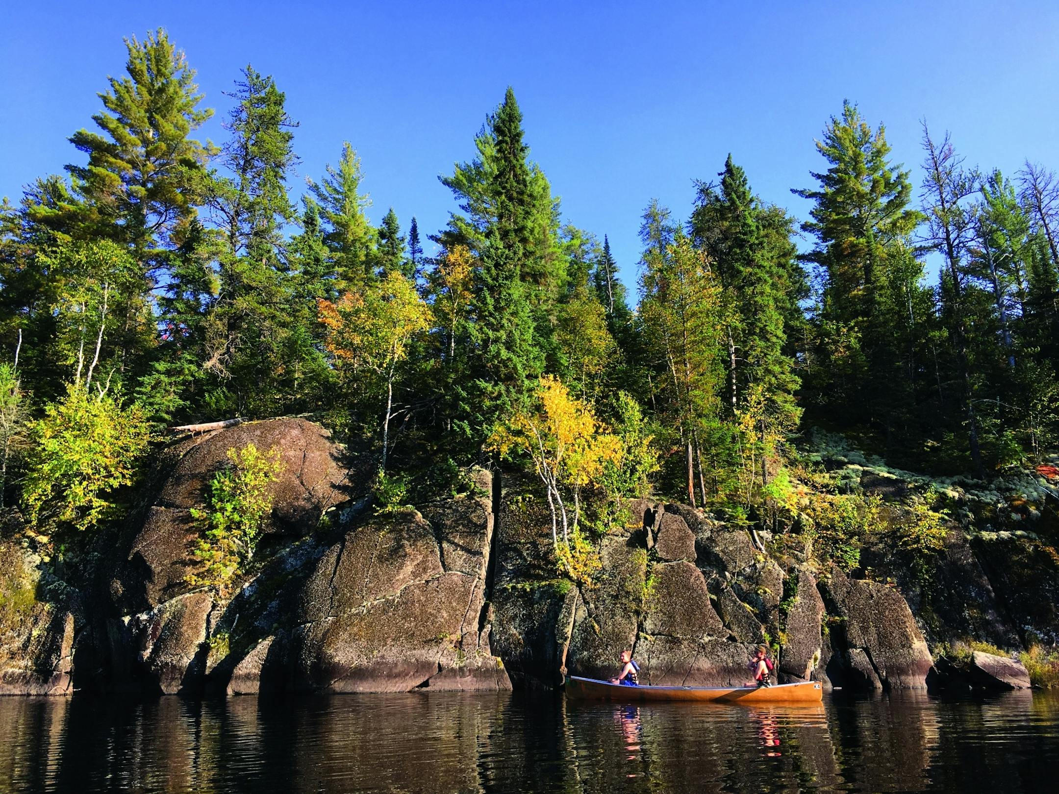 Taking in the beauty on a canoe ride in the BWCA. Photo by Jenna Ross * jenna.ross@startribune.com