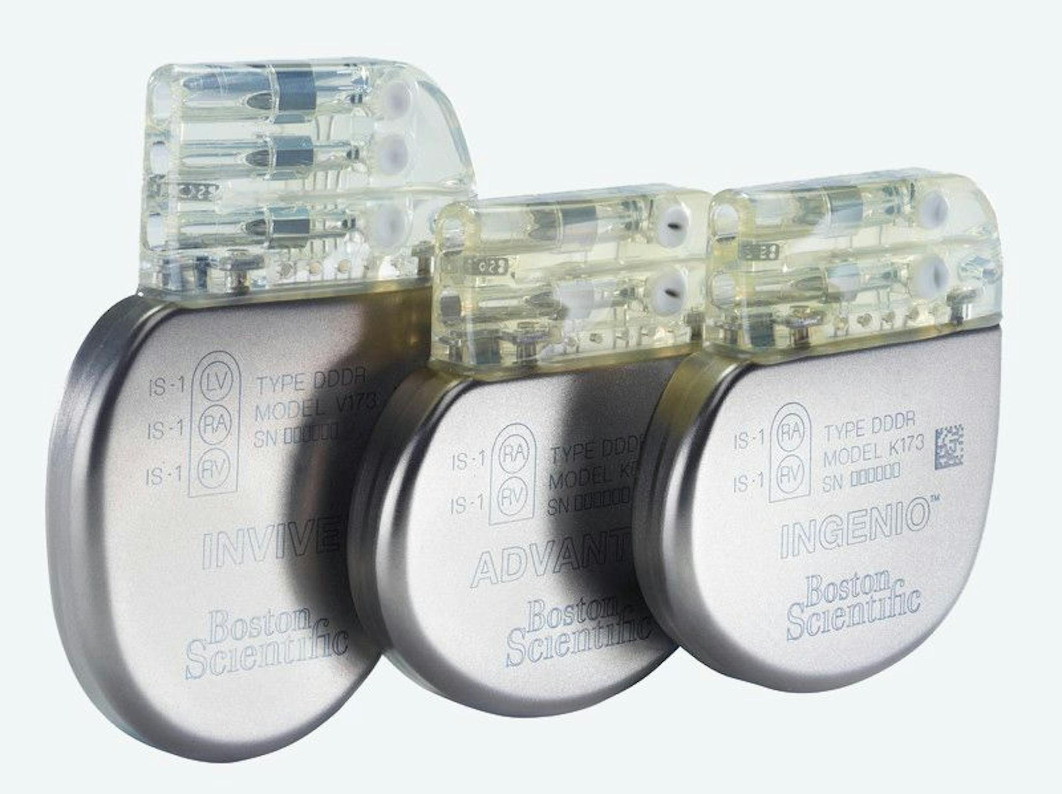 Boston Scientific's new pacemakers include Rightrate technology.