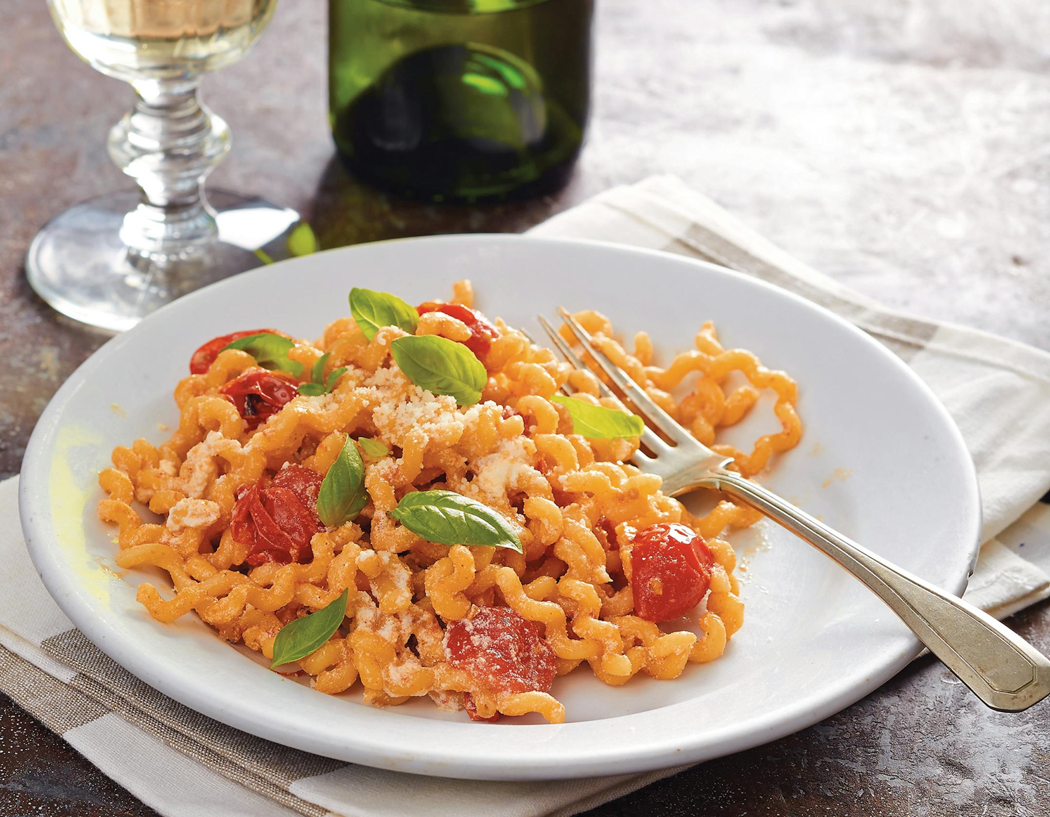 Pasta with Cherry Tomatoes and Ricotta, from "Will It Skillet?" by Daniel Shumski.