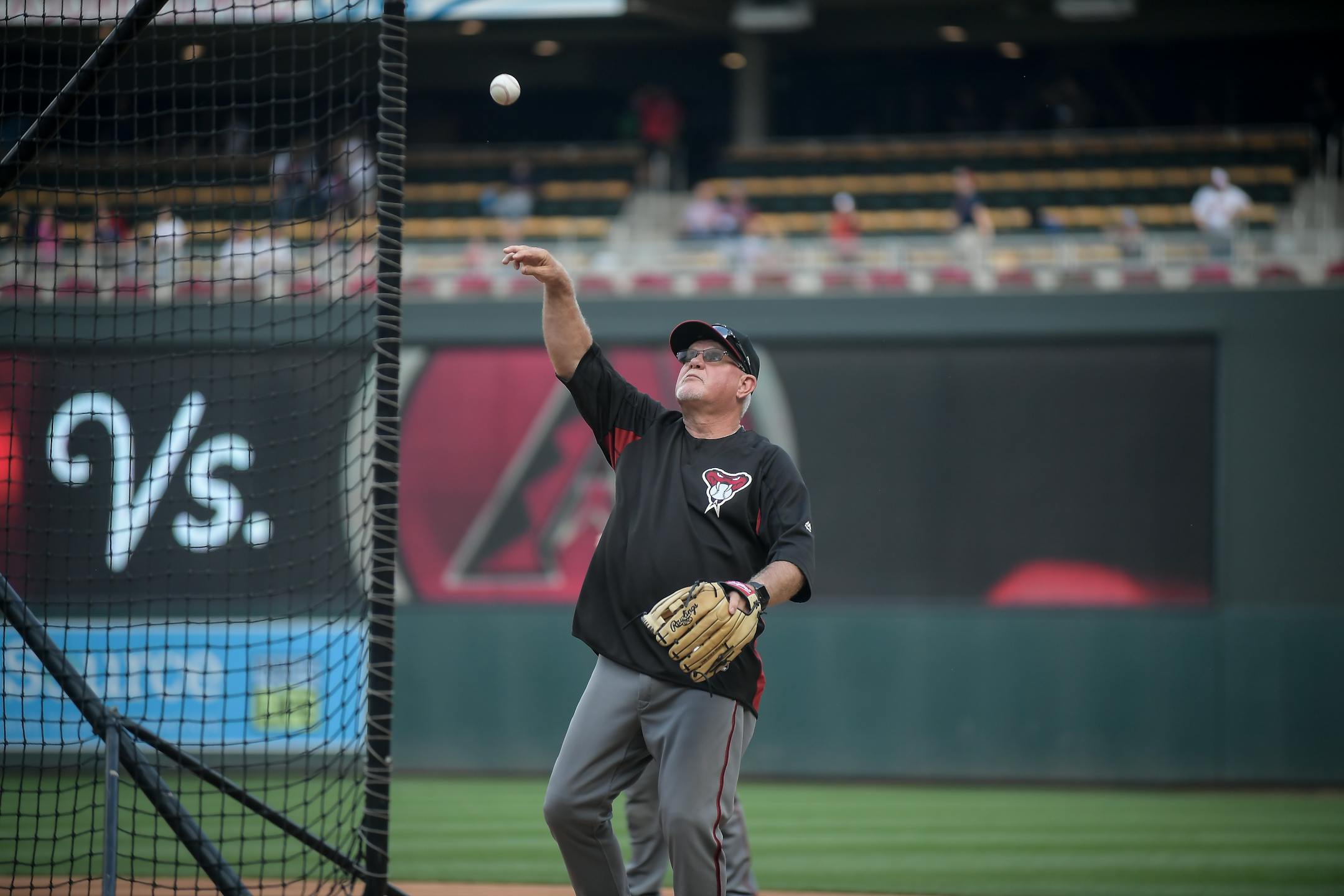 Arizona Diamondbacks bench coach Ron Gardenhire, the former manager of the Twins, was back at Target Field on Friday.