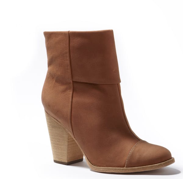 Signature Leather ankle boot, $179