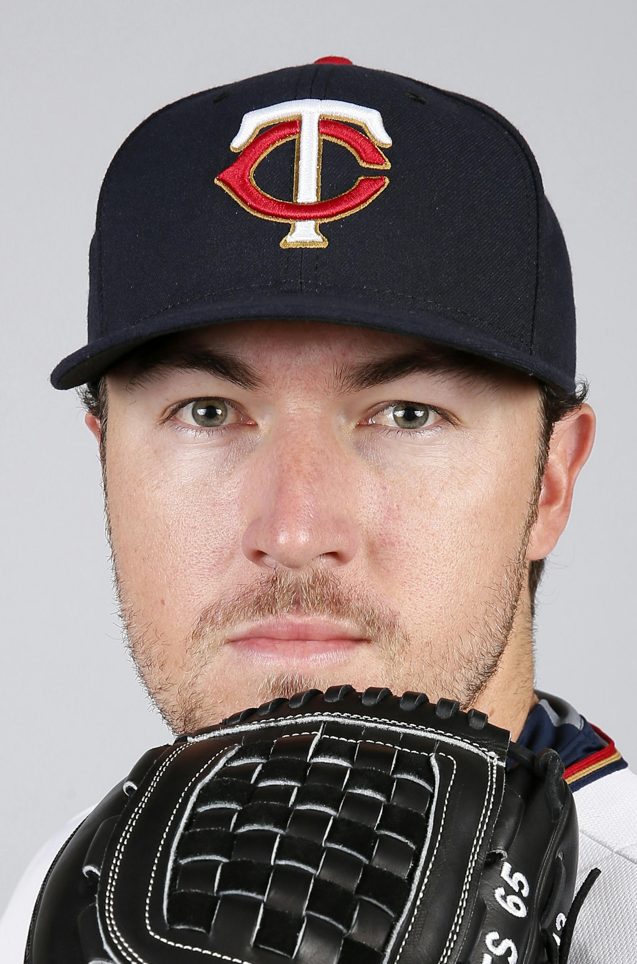 This is a 2015 photo of Phil Hughes of the Minnesota Twins baseball team. This image reflects the Twins active roster as of Tuesday March 3, 2015, when this image was taken. (AP Photo/Tony Gutierrez)