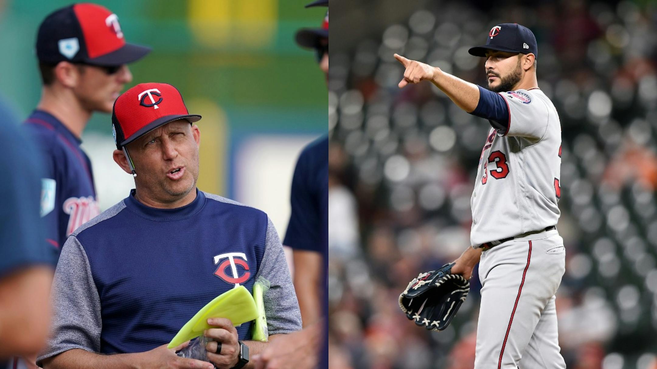 New Twins pitching coach Wes Johnson, left, has plenty of advanced theories on what makes a successful pitcher, and lefthanded starter Martin Perez, right, has experienced a career turnaround.