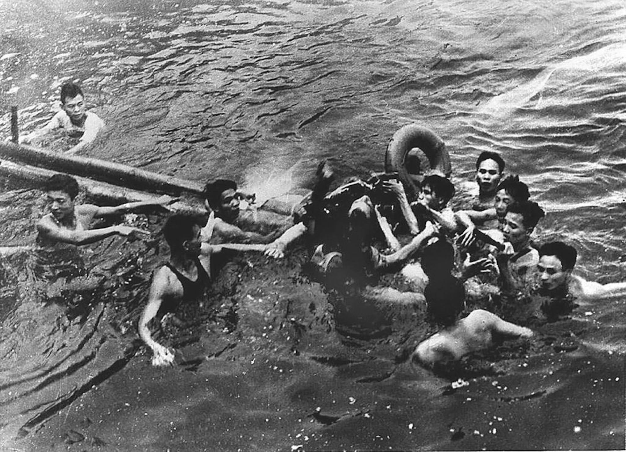 FILE -- A Library of Congress photo shows U.S. Navy Lt. Cmdr. John McCain being captured by North Vietnamese civilians after he was shot down over Truc Bach Lake near Hanoi, North Vietnam, on Oct. 26, 1967. McCain, the proud naval aviator who climbed from depths of despair as a prisoner of war in Vietnam to pinnacles of power as a Republican congressman and senator from Arizona and a two-time contender for the presidency, died on Saturday, Aug. 25, 2018, at his home in Arizona. He was 81. (Libra