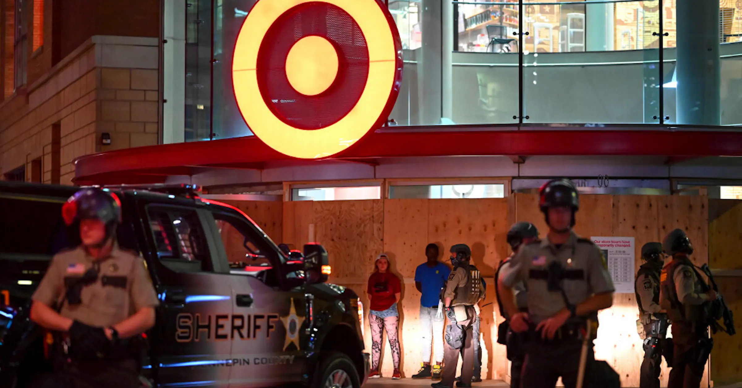 Target Minnesota Riot One night after riots, downtown Minneapolis calm as curfew enforced