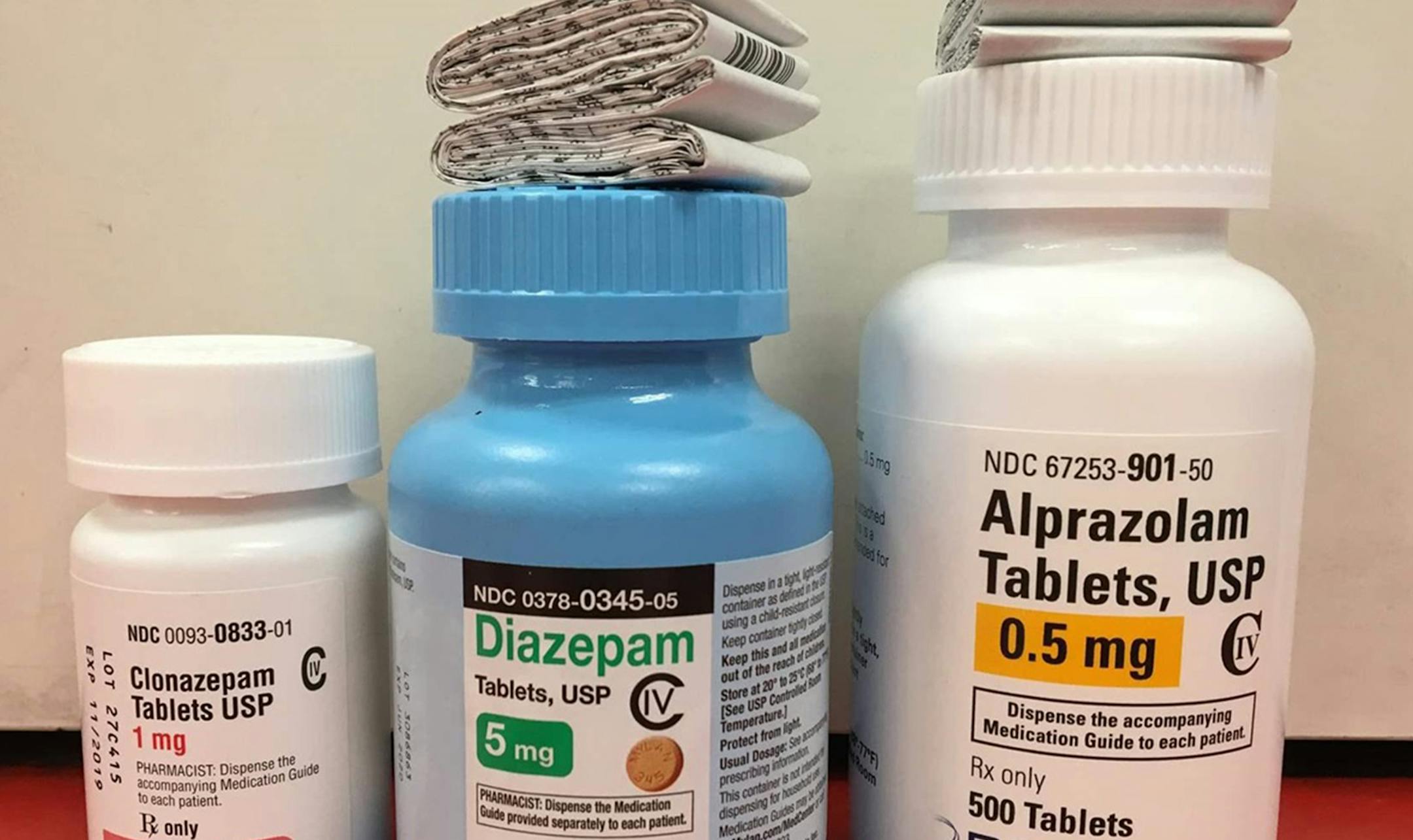 Clonazepam (traded as Klonopin), diazepam (Valium) and alprazolam (Xanax) are among the most sold drugs in a class of widely prescribed anti-anxiety medications known as benzodiazepines. Public health officials warn the pills should be used only in the short term and should never be mixed with opioids or alcohol.
(Christine Vestal/Pew Charitable Trusts/TNS)