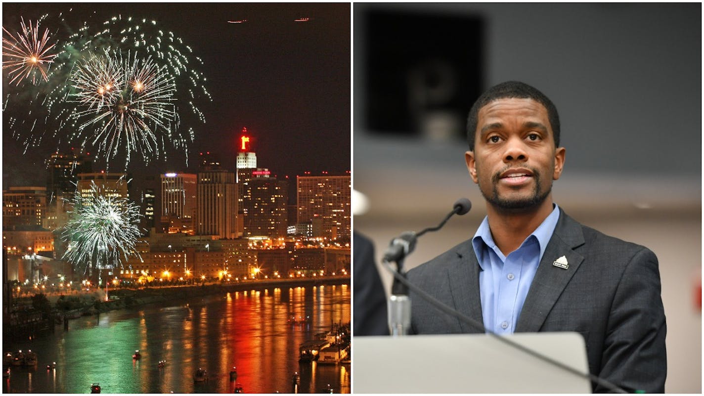 Mayor Melvin Carter announced in a June 27 Facebook post that the city would not put on a July 4 fireworks show.