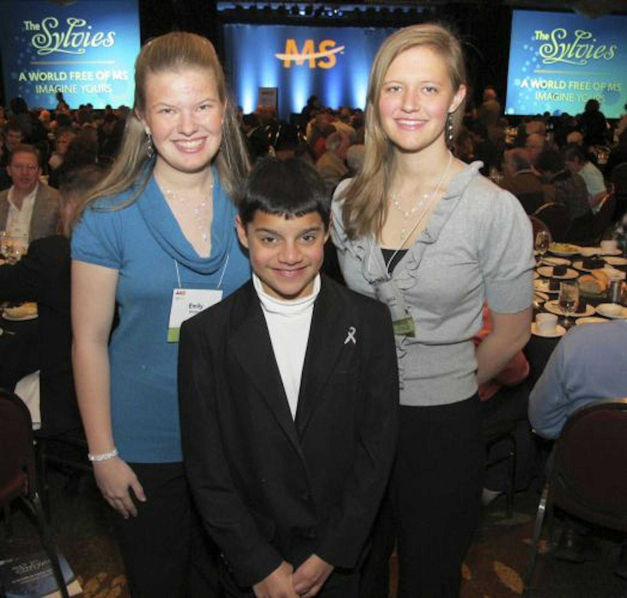 Emily, Peter and Jessica Blosberg.