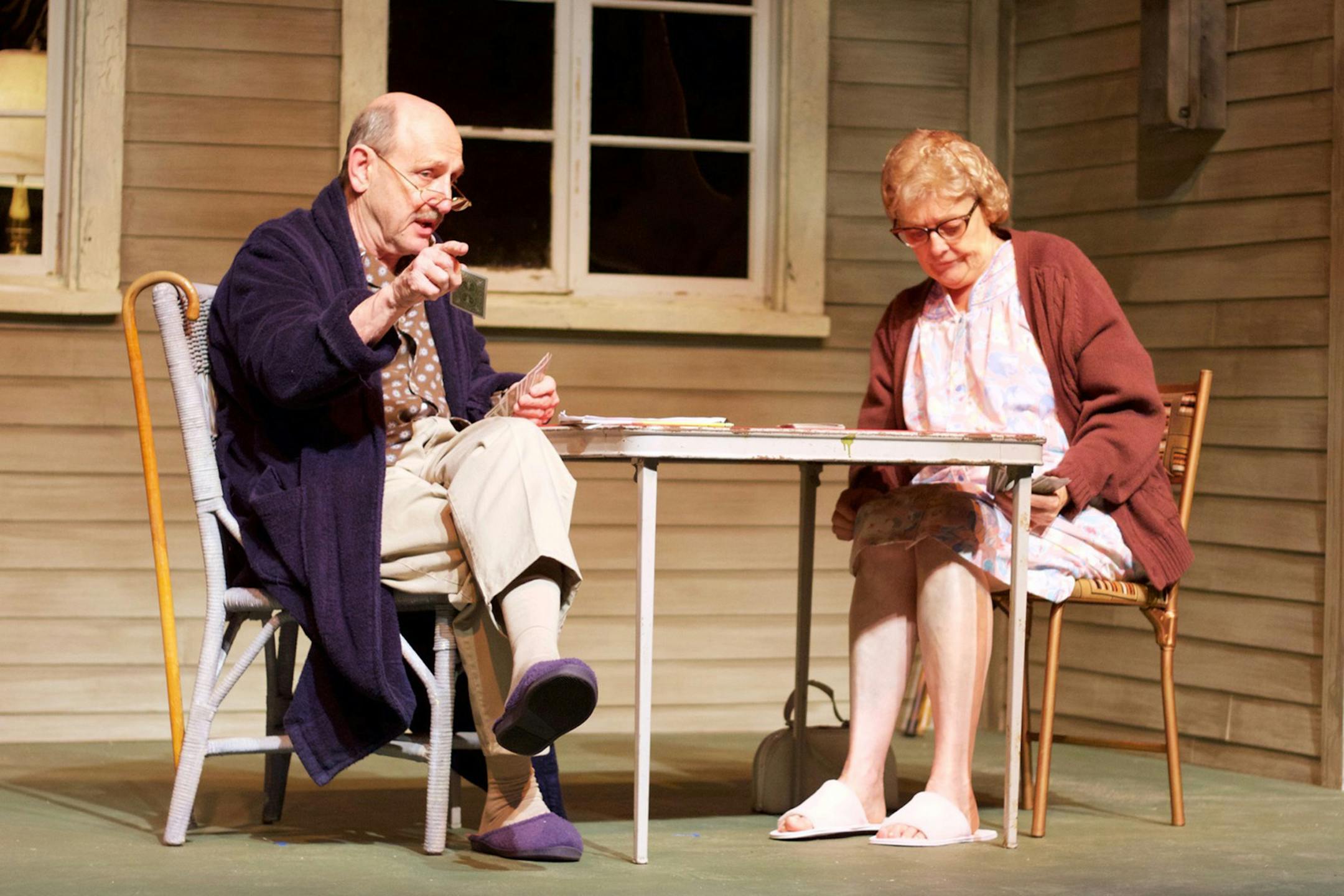 Sidekick Theatre
Raye Birk and Candace Barrett in the Sidekick Theatre production of "The Gin Game."