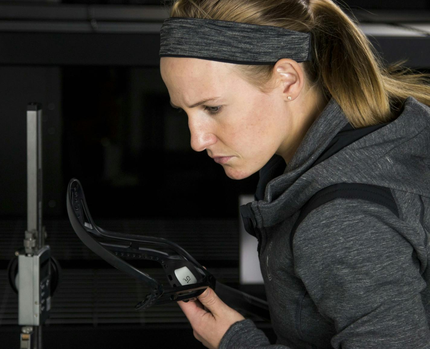 Epoch Lacrosse product engineer Emily Plahn helped desgn the Minnesota company's first lacrosse head Purpose built for women.