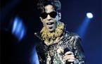 This black and gold costume was worn onstage by Prince, according to the auction house, Nate D. Sanders Auctions.