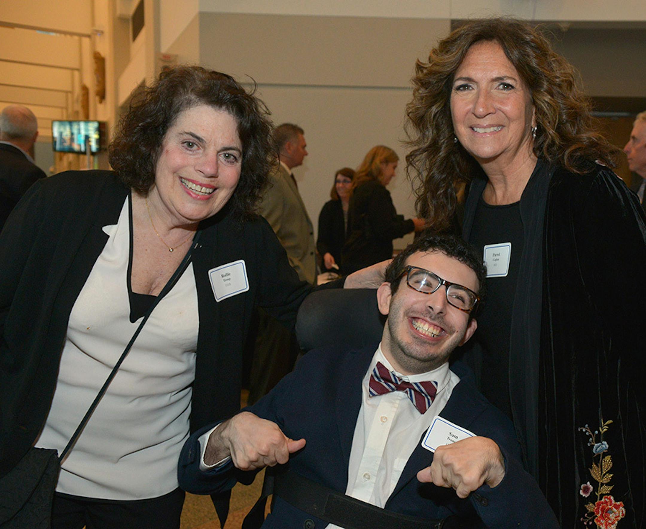 From left, Rollie Troup, Sam Troup-Cardoso and Parrel Caplan.