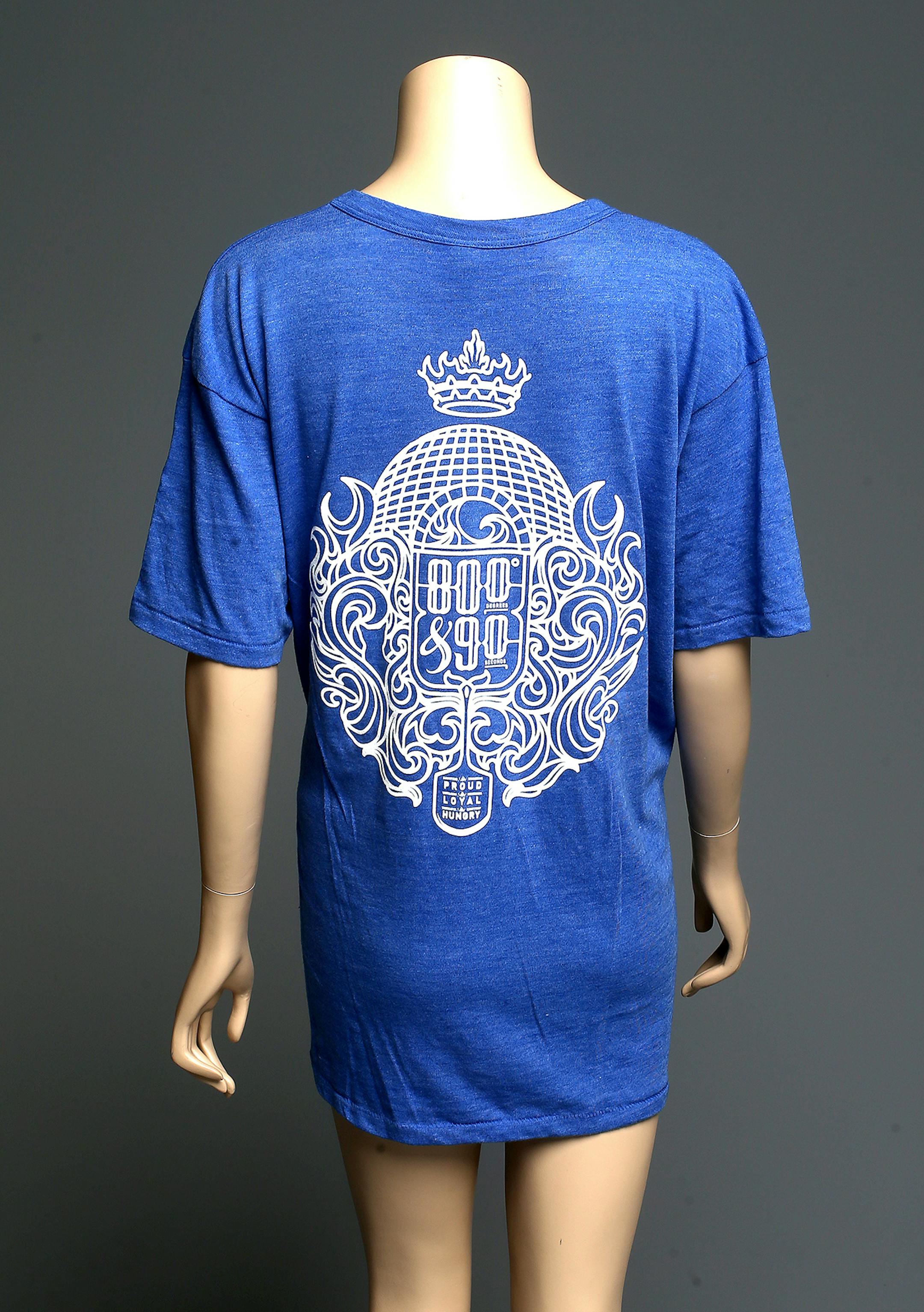 Customer loyalty t-shirt from Punch pizza.