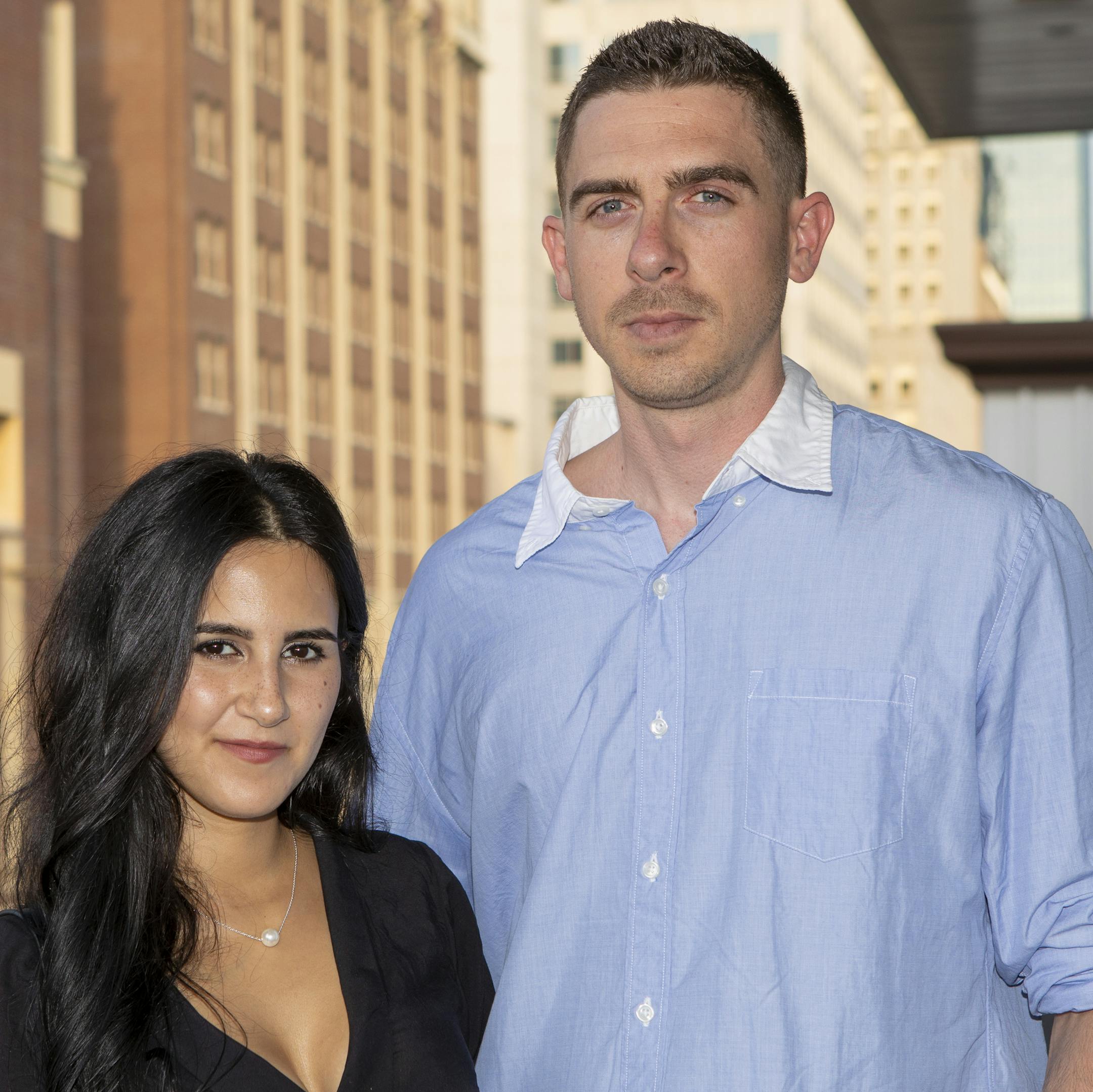 Saman Naddaf and Daniel McCarthy Clifford at Art on the Rooftop: a Party to Benefit Northern Spark. [ Special to Star Tribune, photo by Matt Blewett, Matte B Photography, matt@mattebphoto.com, Le Meridian Hotel, Art on the Rooftop: a Party to Benefit Northern Spark, Minneapolis, 1006268718 FACE070118