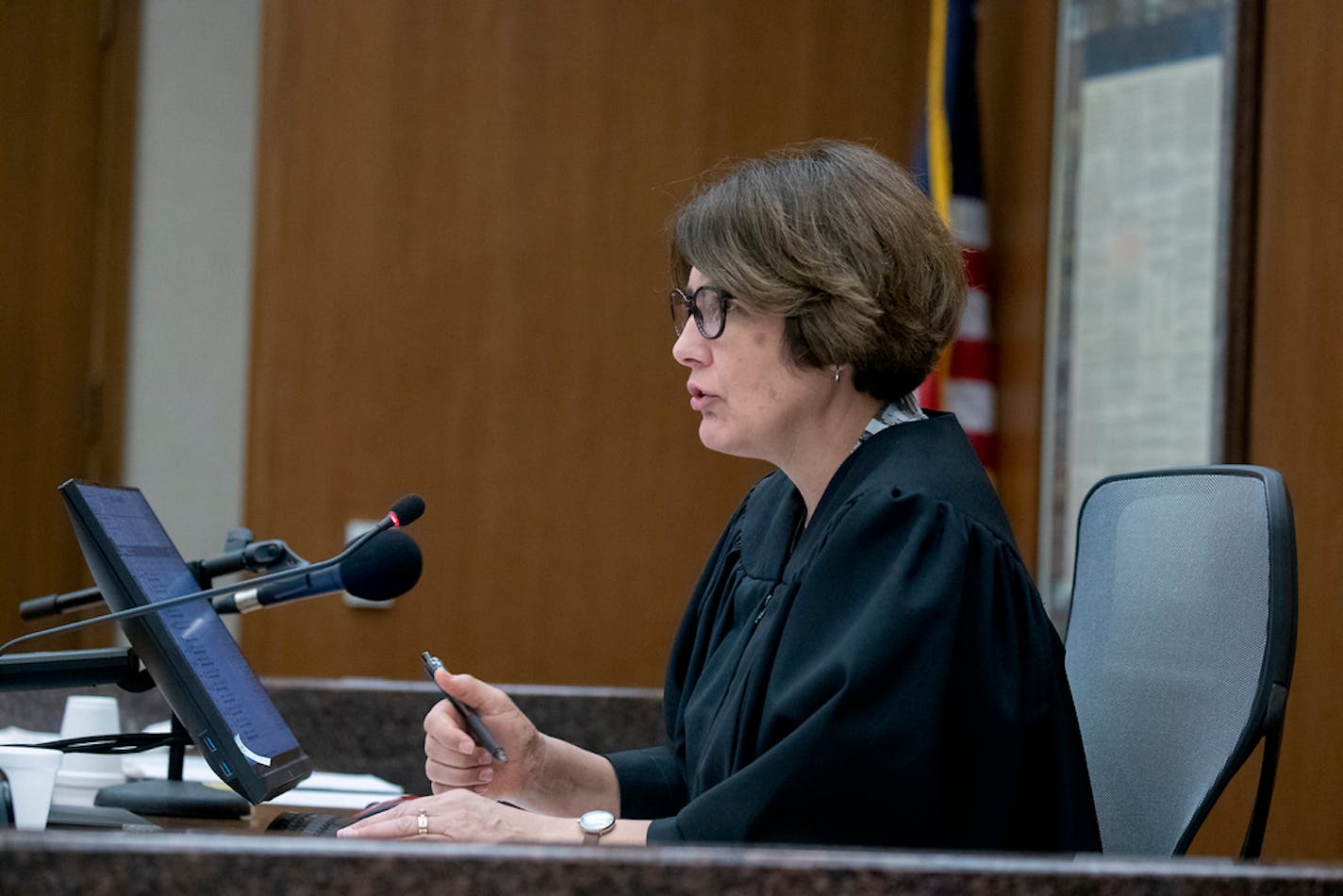 Judge Jeannice Reding handed out a 19-year sentence to Emmanuel Aranda, the man who threw a 5-year-old boy over a Mall of America balcony, at the Hennepin County Government Center, Monday, June 3, 2019 in Minneapolis, MN. ] ELIZABETH FLORES • liz.flores@startribune.com