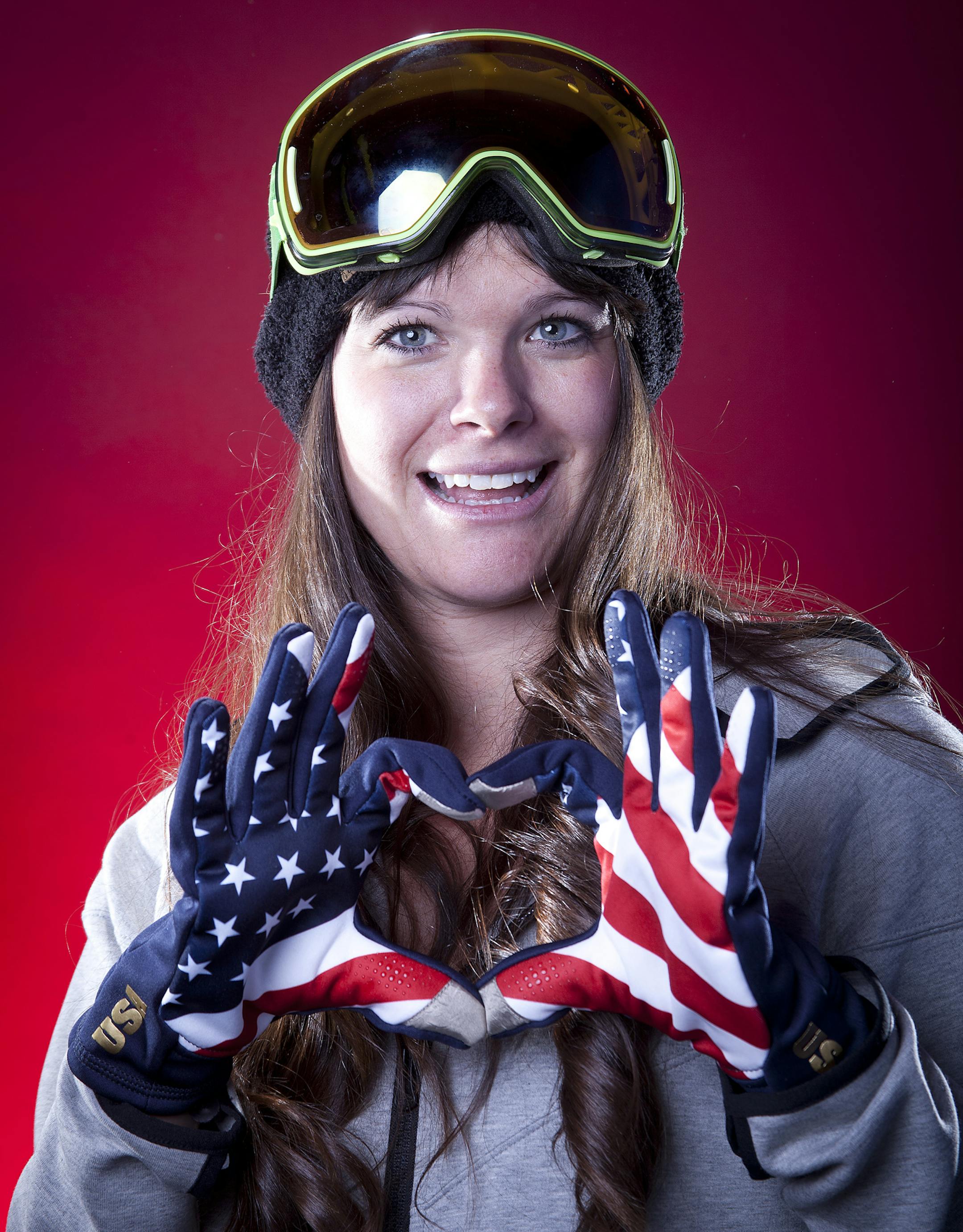 United States Olympic Winter Games Freeskier Keri Herman poses for a portrait at the 2013 Team USA Media Summit on Monday, October 1, 2013 in Park City, UT. (AP Photo/Carlo Allegri) ORG XMIT: NYOTK