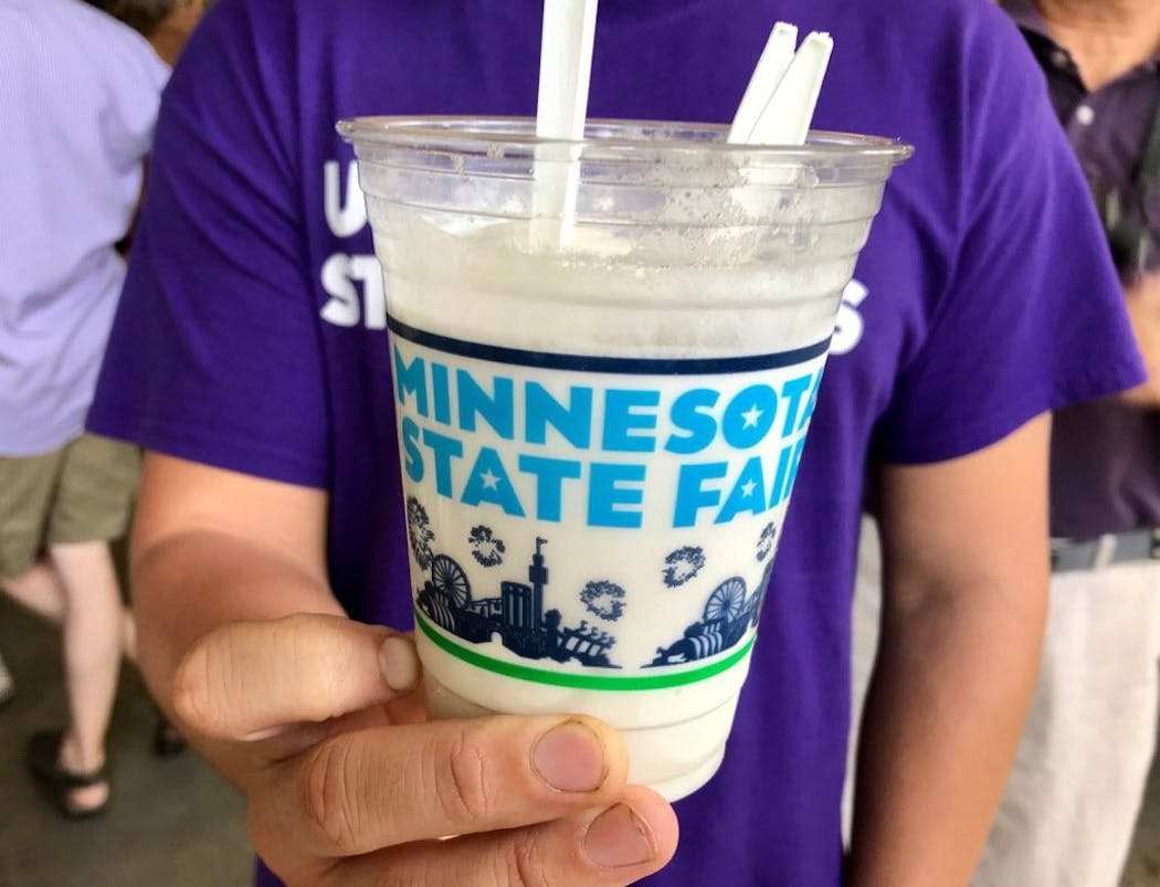 Honey Cream Soda Float, Minnesota Honey Producers Association, $9. A charming concept, and the fizzy honey soda is a treat. But the ice cream? Boring, certainly for the price. Photo by Rick Nelson New food at the Minnesota State Fair 2018