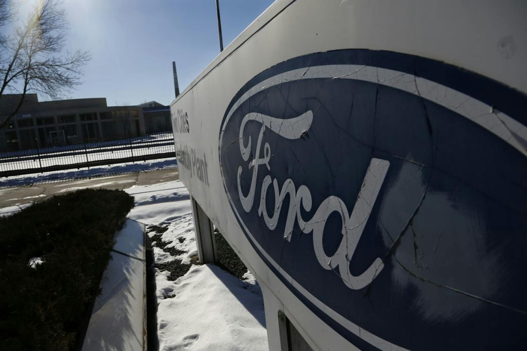 The shuttered Ford plant in the Highland Park area of St. Paul