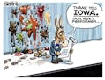 Sack cartoon: Democratic Party entertainment