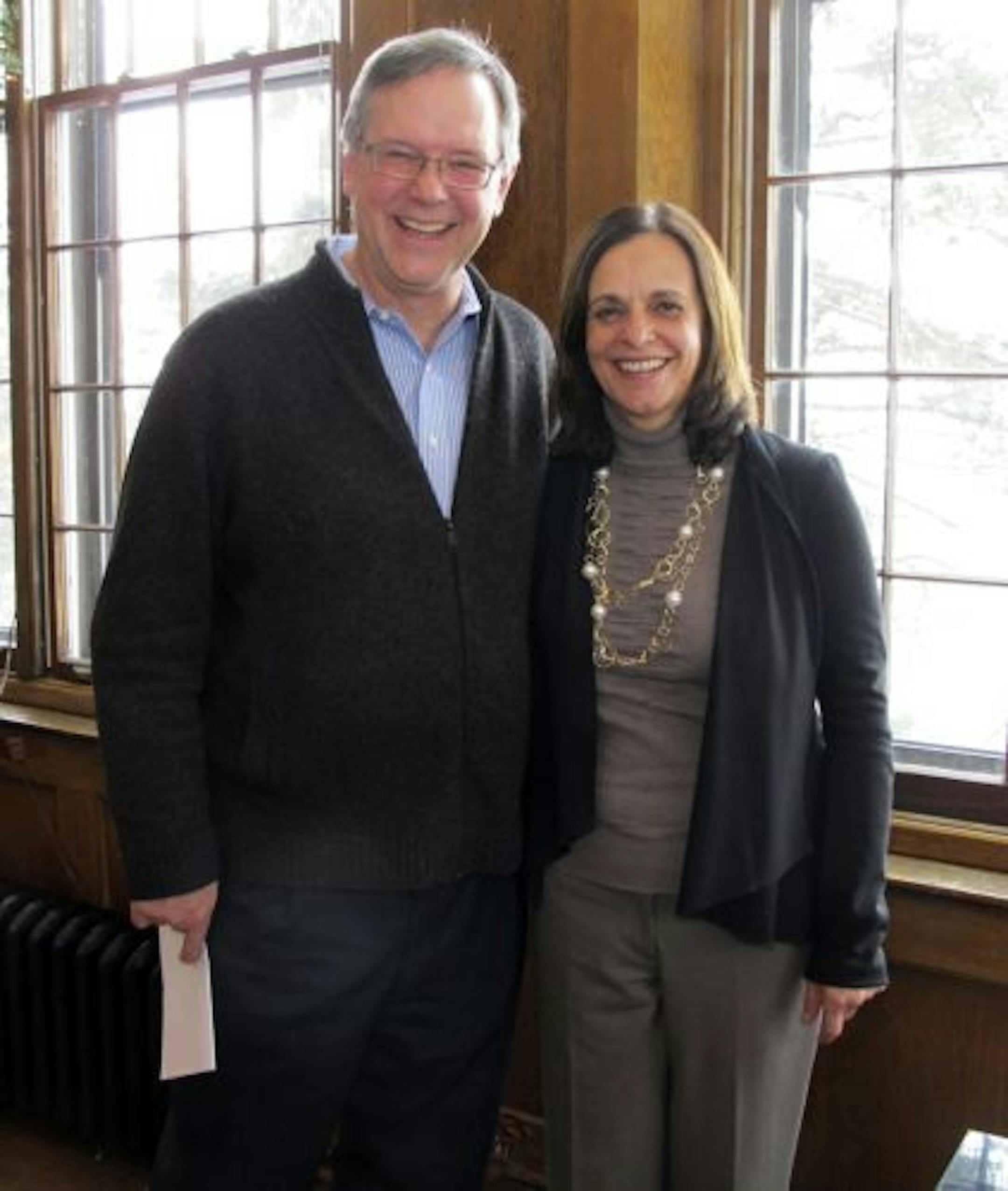 Randall Davidson and Clea Galhano