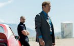 Bob Odenkirk, right, as Jimmy McGill and Michael Mando, left, as Nacho Varga in "Better Call Saul." (Greg Lewis/AMC/Sony Pictures Television/TNS) ORG 