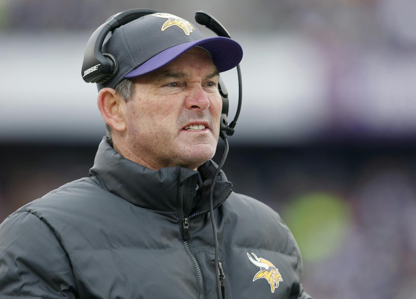 Minnesota Vikings head coach Mike Zimmer