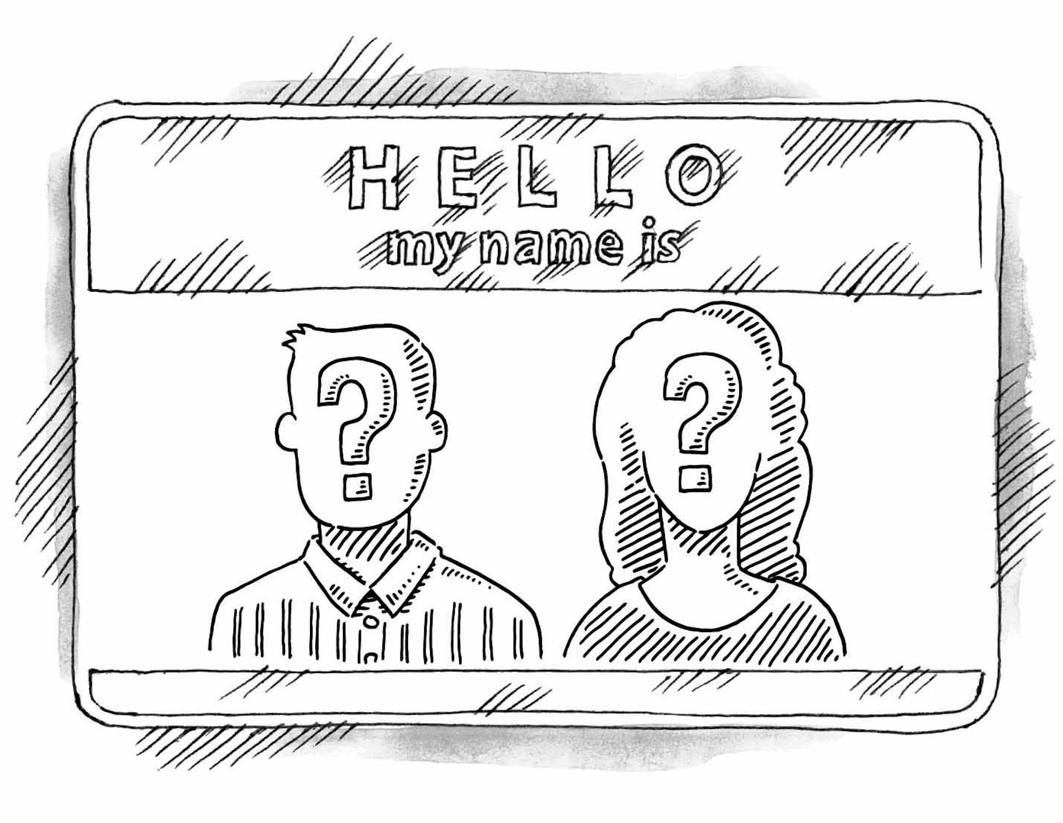 Forgetting your neighbor's name