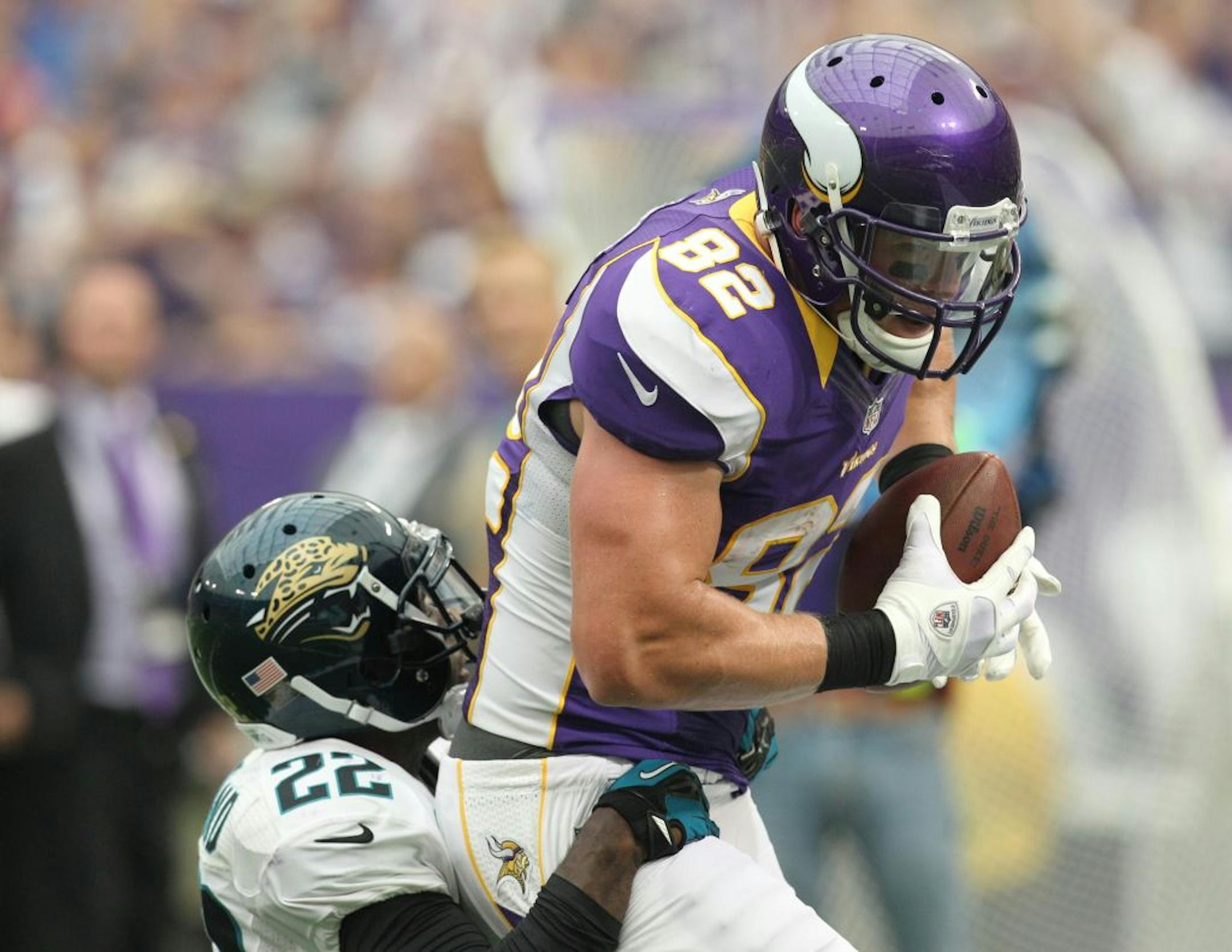 Minnesota Vikings tight end Kyle Rudolph