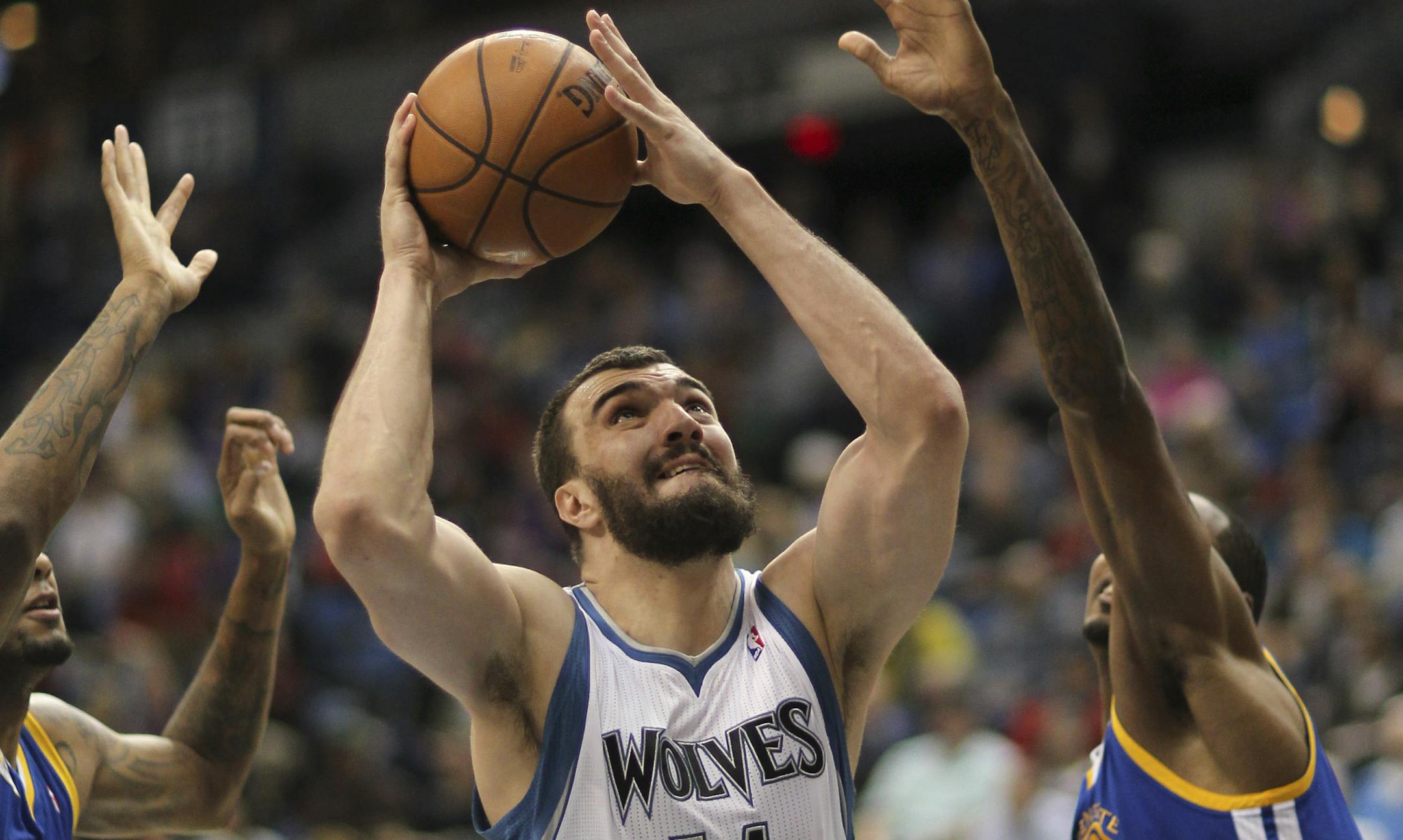 Wolves center Nikola Pekovic