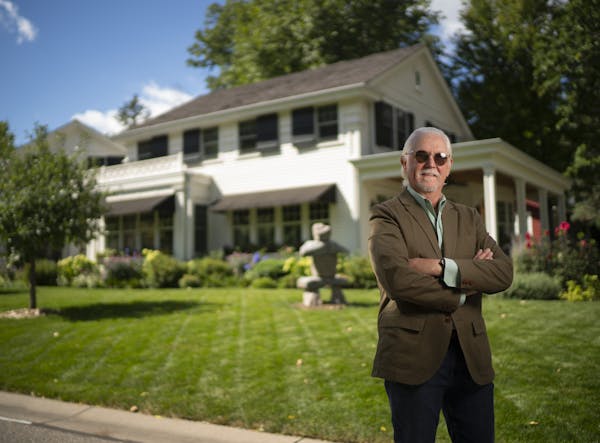 Don Shelby outside the Excelsior home he updated to be energy efficient. ] JEFF WHEELER • jeff.wheeler@startribune.com Former television anchor Don 