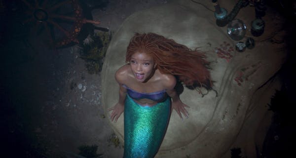 Halle Bailey as Ariel in “The Little Mermaid.”