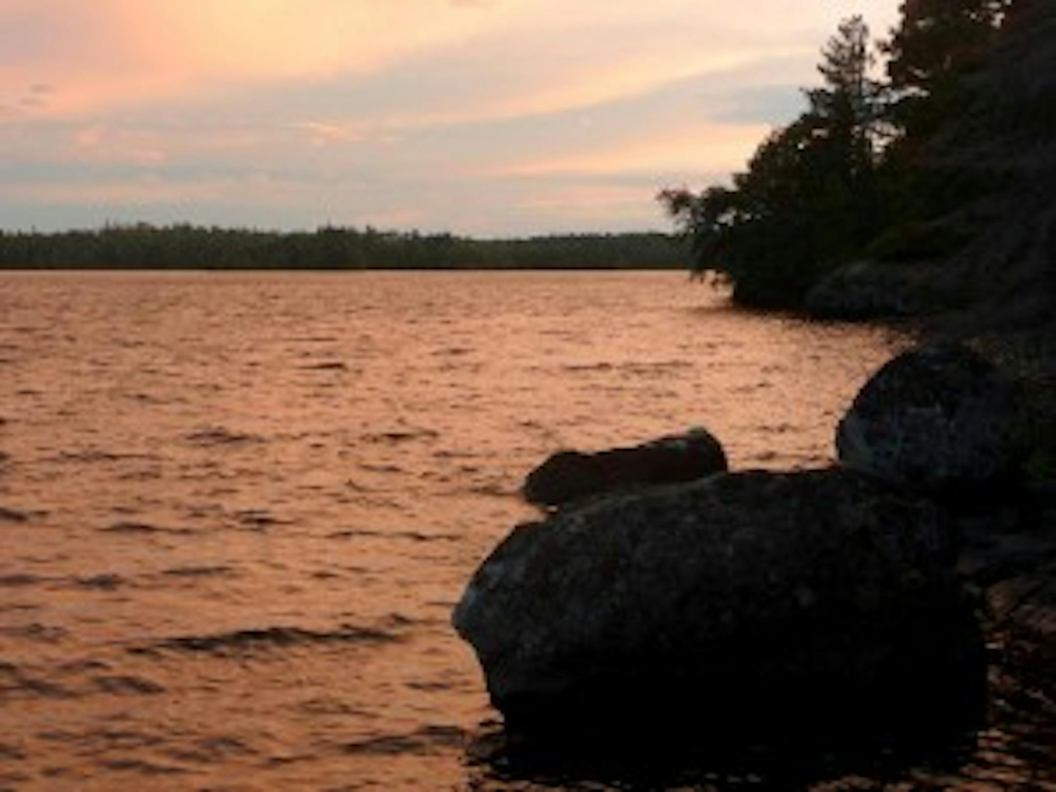 Sunset on Birch Lake