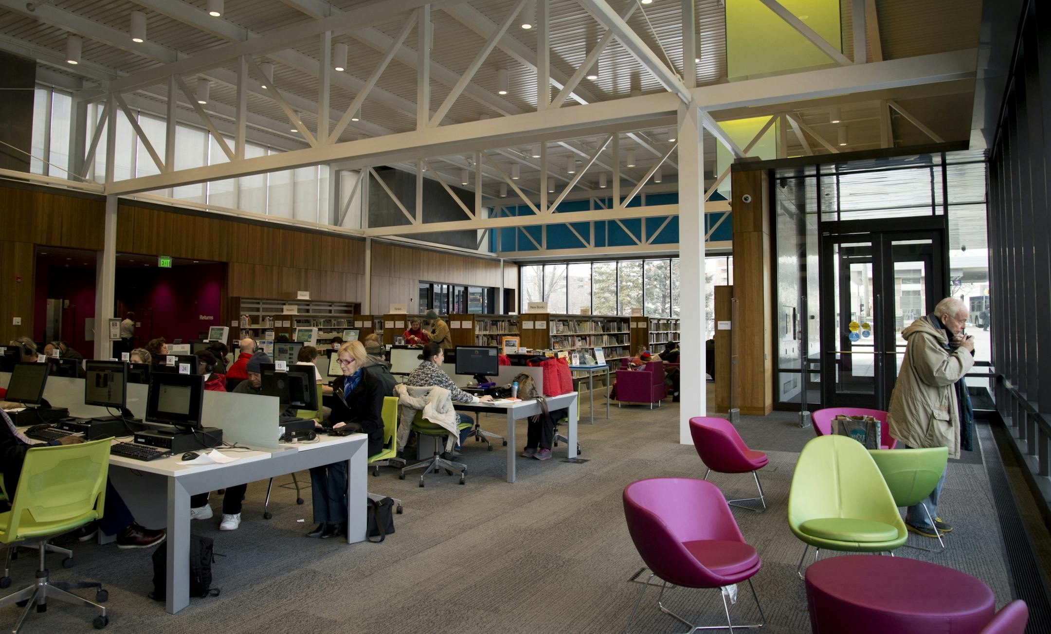 The newly built Walker Library opened in 2014.