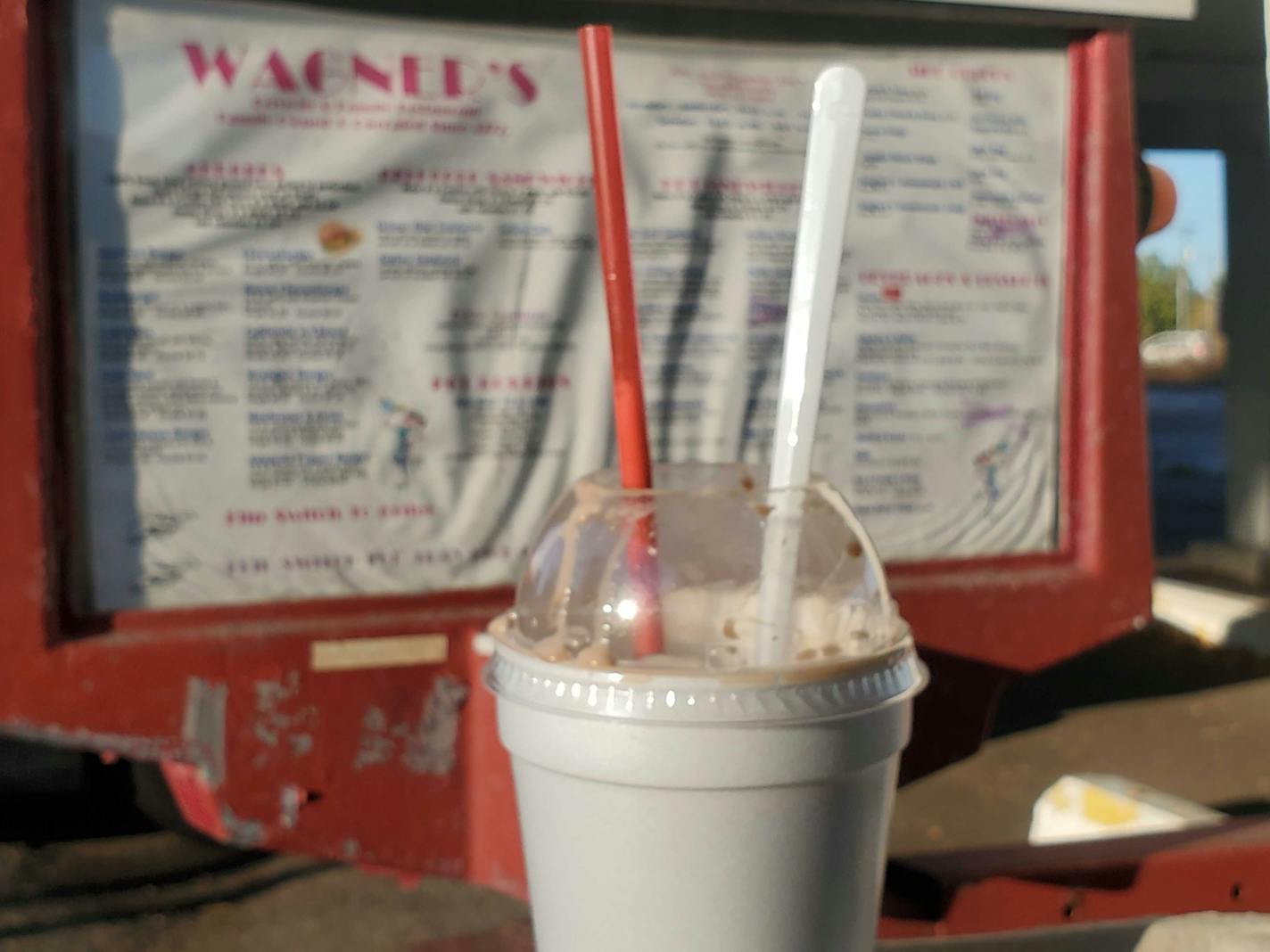 Chocolate malt from Wagner's Drive-In