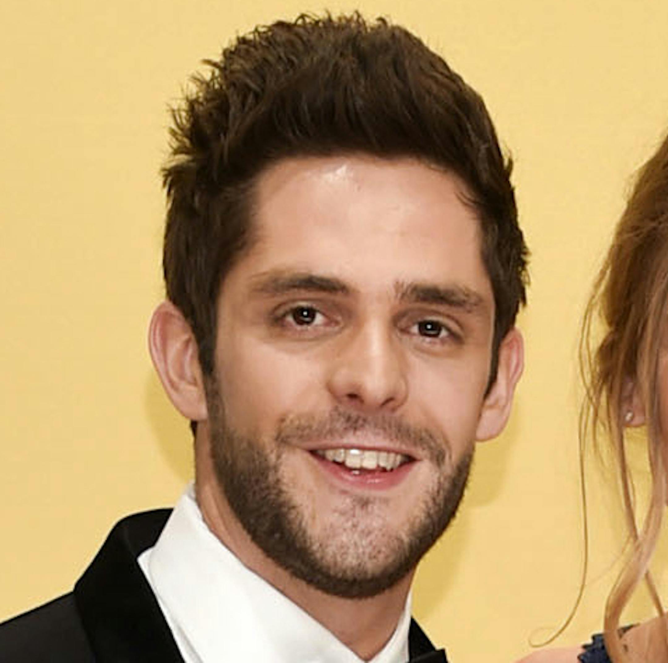 FILE - This Nov. 2, 2016 file photo shows Thomas Rhett and his wife Lauren at the 50th annual CMA Awards in Nashville, Tenn. Just in time for Motherís Day, country singer Rhett and his wife posted pictures of their adopted daughter Willa Gray Akins on social media on Friday, May 12, 2017.
The couple, whose last name is Akins, announced earlier this year they were adopting a child from Africa and that Lauren was also pregnant. (Photo by Evan Agostini/Invision/AP, File)