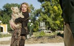 This image released by Focus Features shows Jessica Chastain in a scene from "The Zookeeper's Wife." (Anne Marie Fox/Focus Features via AP)