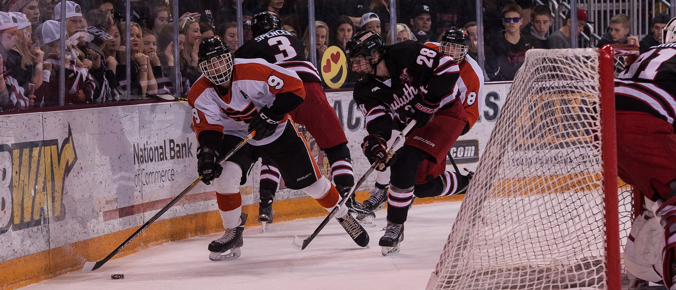 Alex Adams (9), Grand Rapids boys' hockey, Class 2A, Section 7 final vs. Duluth East on Feb. 25.