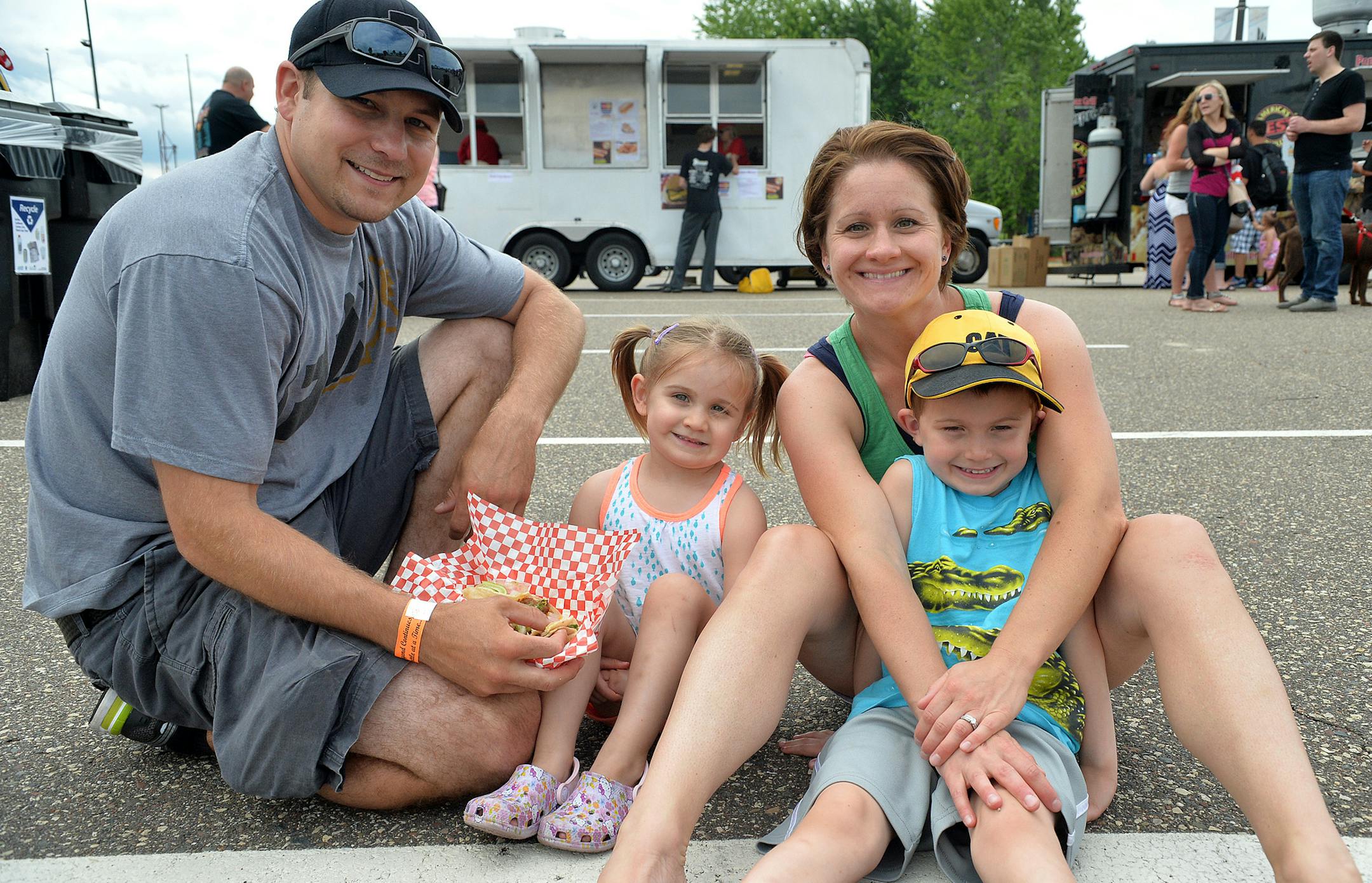 From left, Tom, Peighton, Nikki and Marek Stephney. ] (SPECIAL TO THE STAR TRIBUNE/BRE McGEE) **Tom Stephney (left), Peighton Stephney (second from left), Nikki Stephen (second from right), Marek Stephney (right)