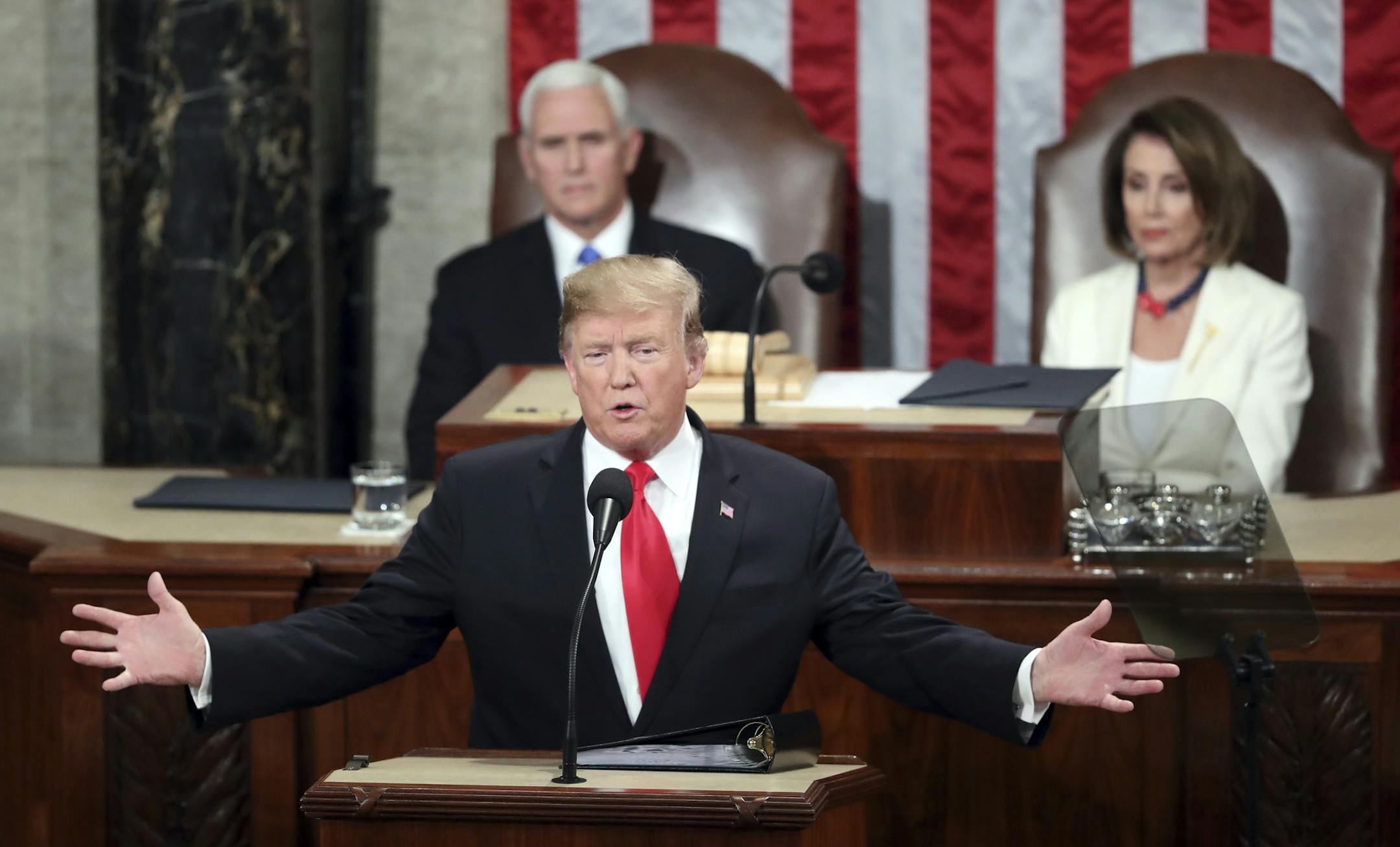 President Donald Trump delivered his 2019 State of the Union address to a joint session of Congress.
