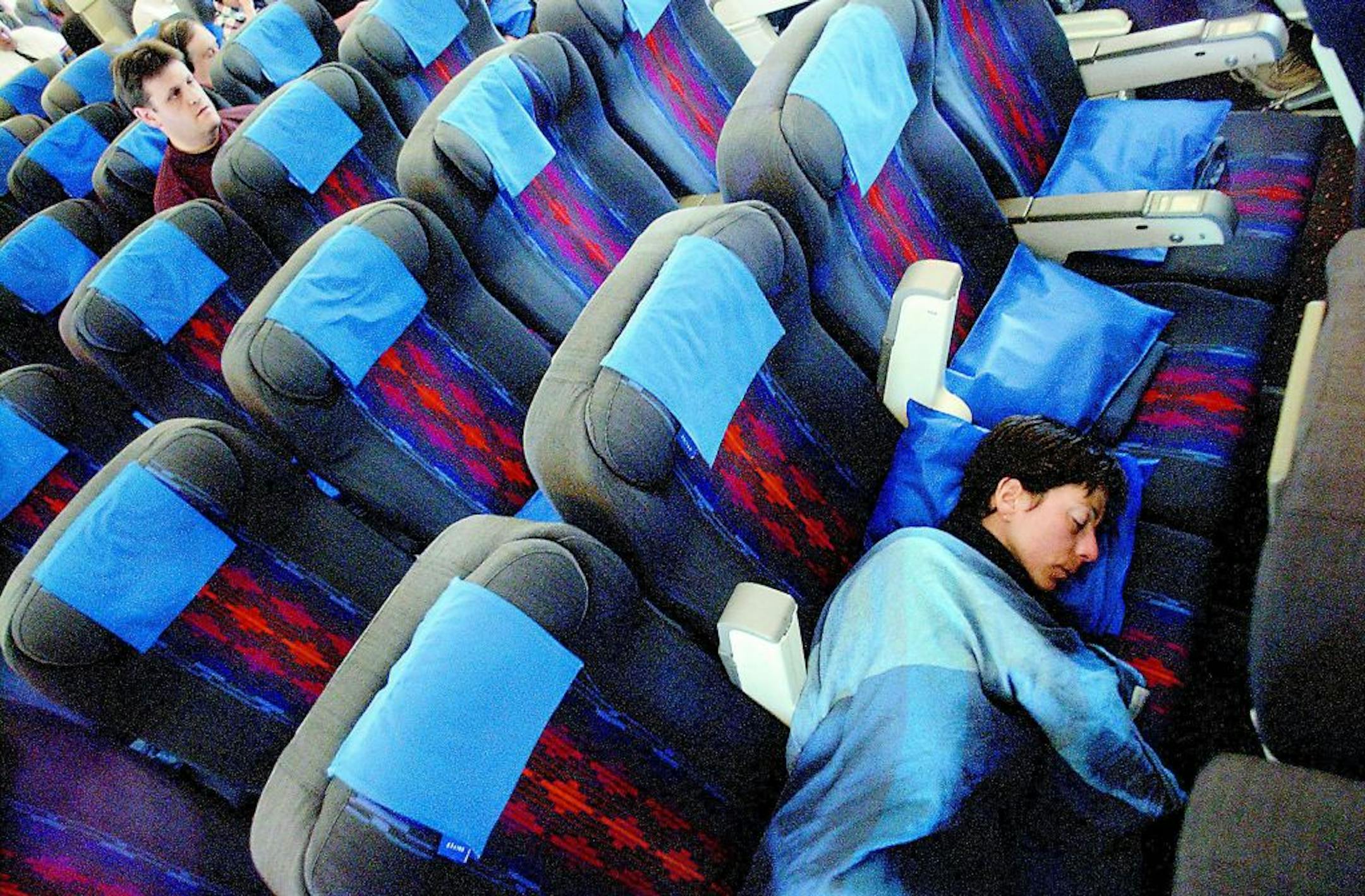 Travel heaven: No need to share an armrest or worry about getting one's seatback kicked.