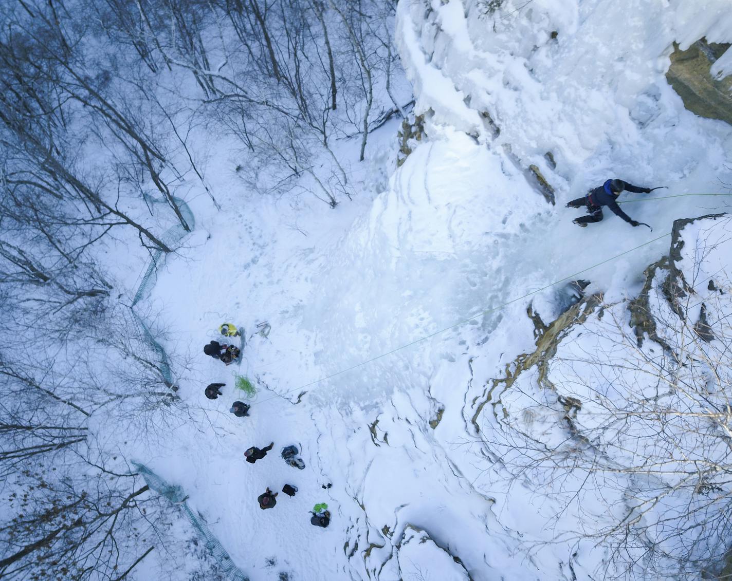 ] Winona ice park is turning into a must-visit for the climbing set. Eric Barnard, an outdoors rec leader at Winona State University, wants to put the destination on the map. BRIAN PETERSON &#x2022; brian.peterson@startribune.com
Winona, MN 02/07/18