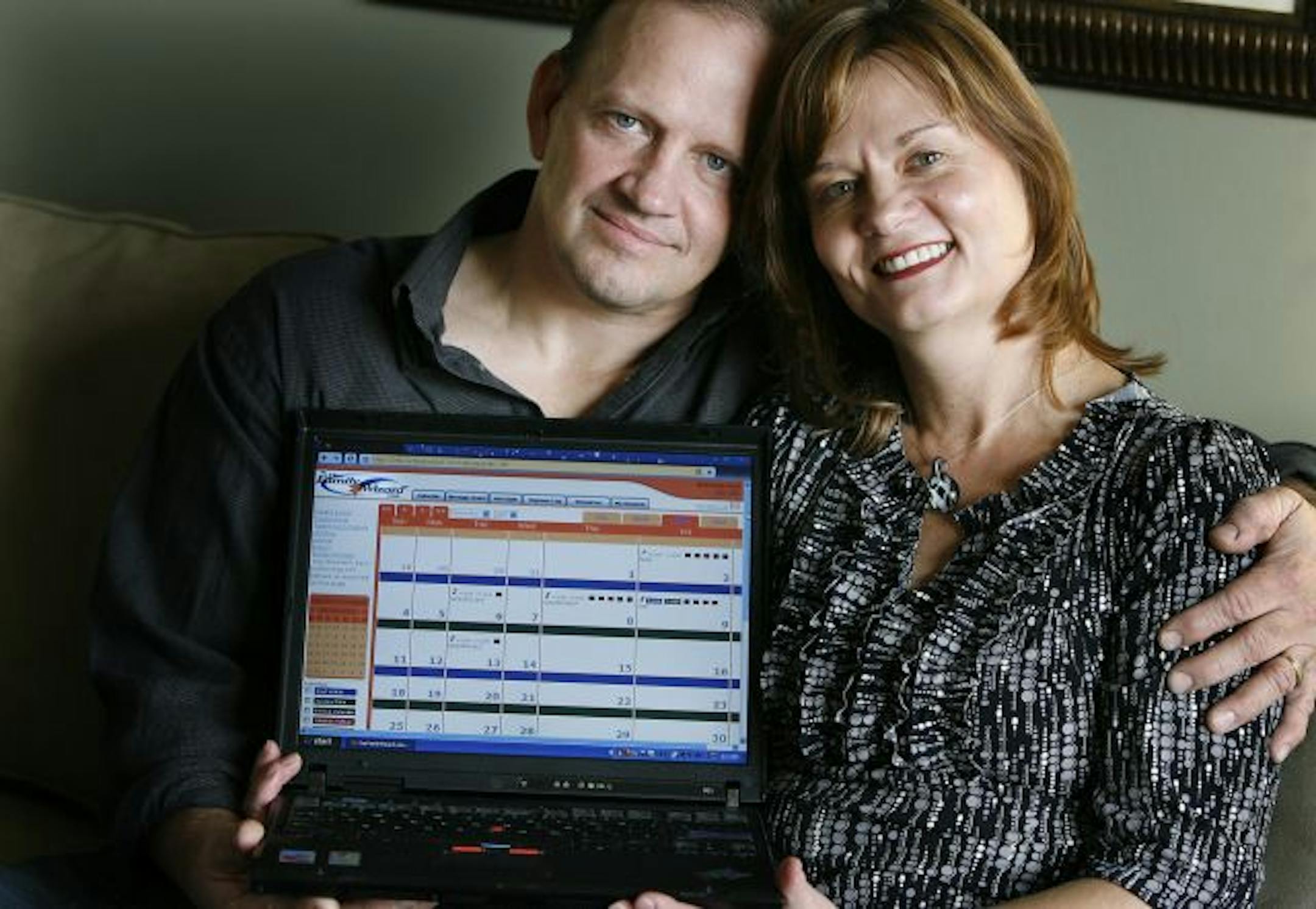Dara Wegener-Volker and Paul Volker invented the "Our Family Wizard" website to help divorced parents manage communication among former spouses and their children. Paul and Dara were married before, so this came from their own experiences.