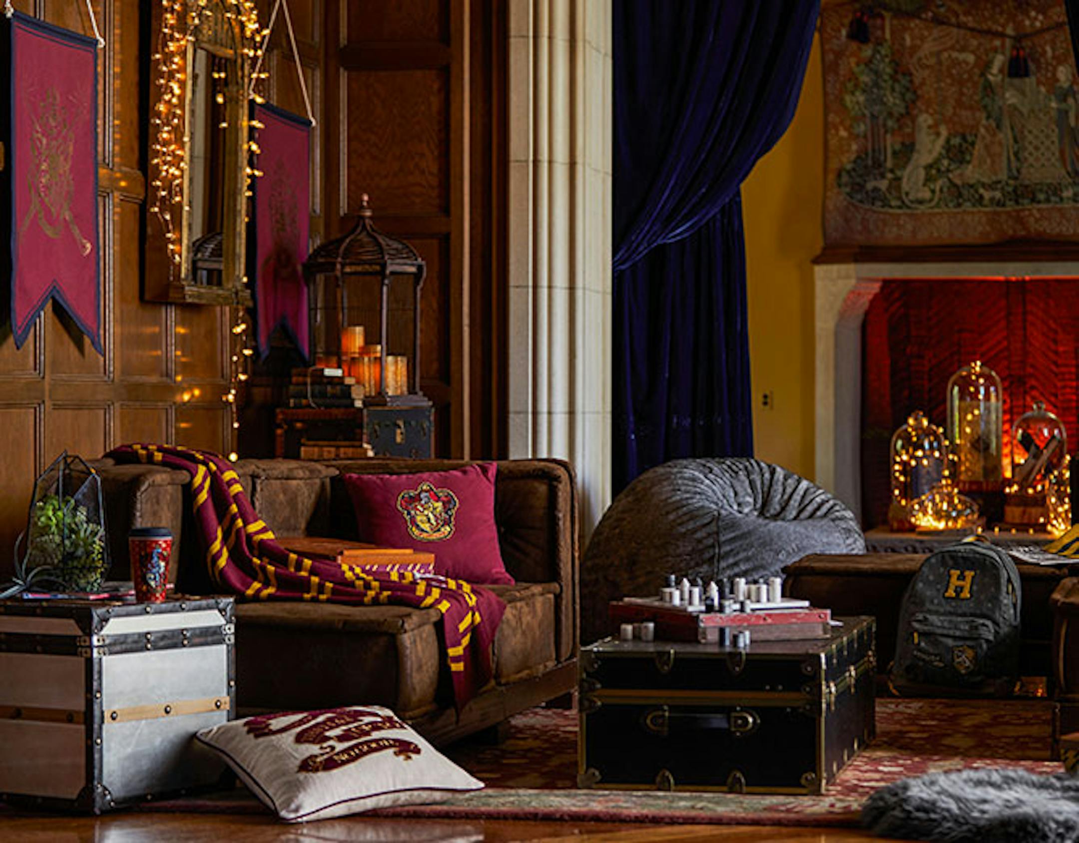 Harry Potter fans can go all in with decor from Pottery Barn.
