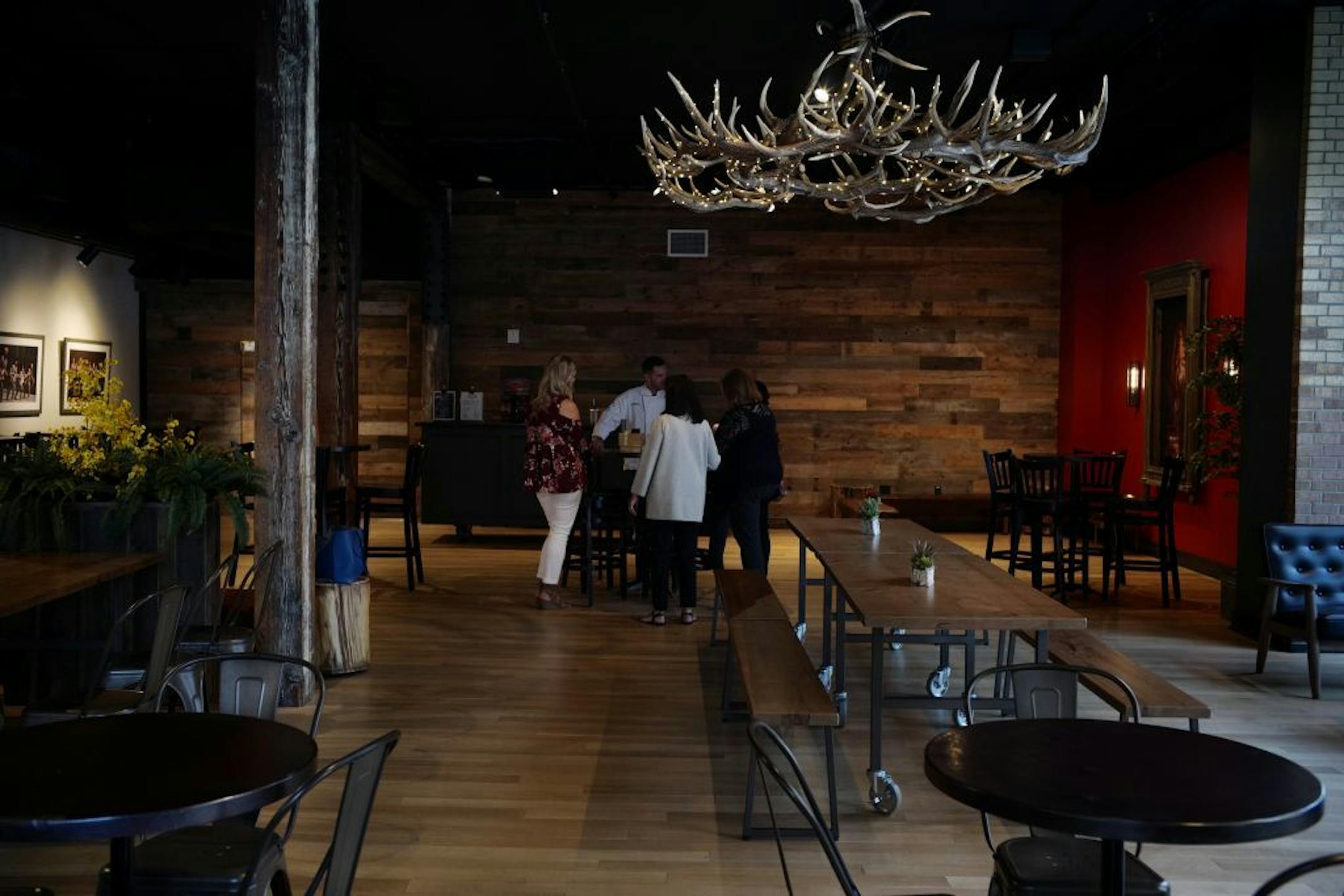 The Legend Lounge has an open, outdoor modern feel to it.