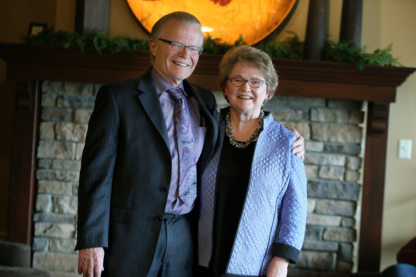 ACR Homes' husband-and-wife team of Jim and Dorothy Nelson visited J. Arthur's coffee shop, Friday, May 16, 2014 in Roseville, MN.