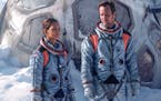 Halle Berry and Patrick Wilson in “Moonfall.”