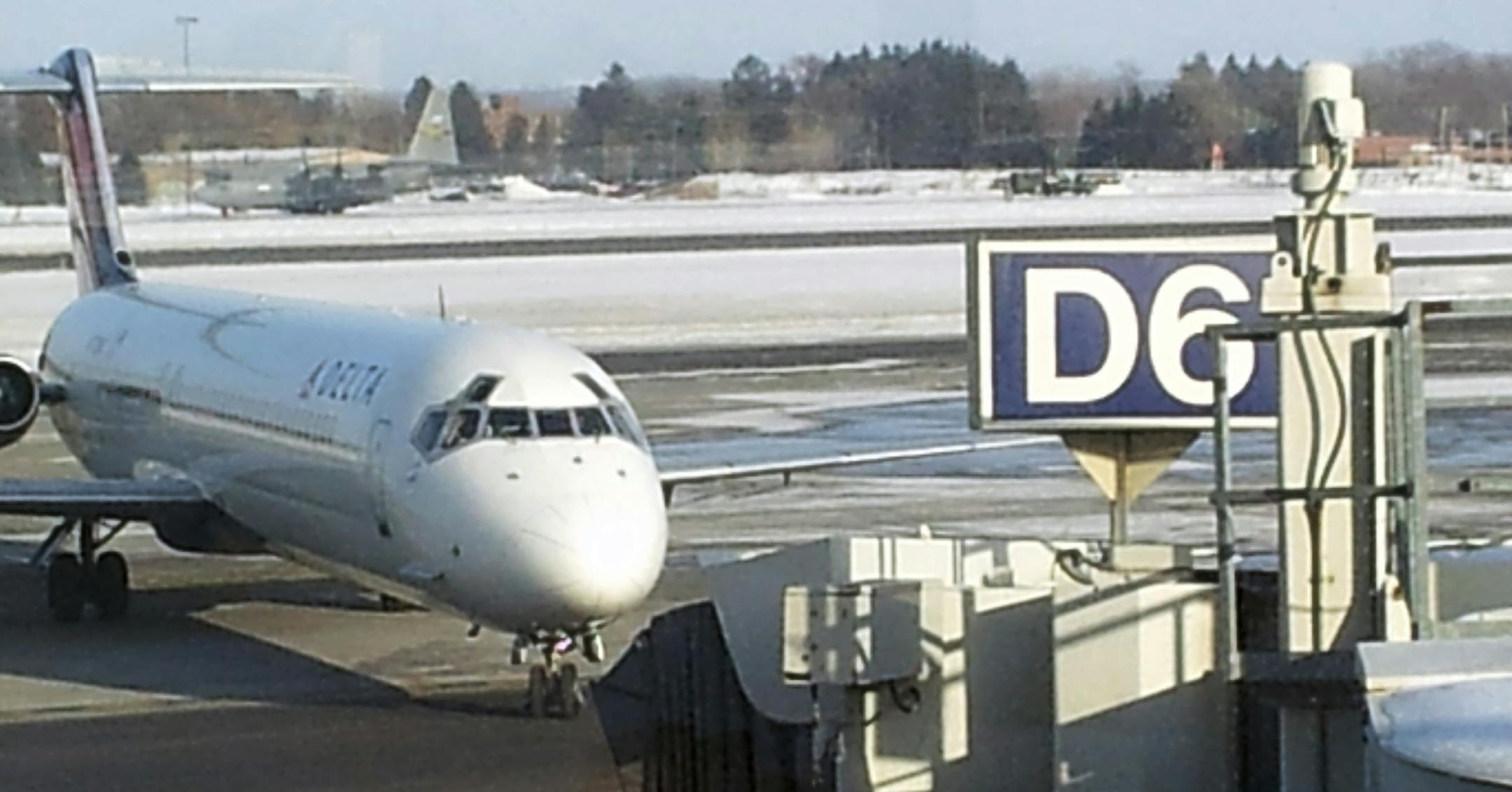 A Delta Air Lines DC-9 taxis on the tarmac at MinneapolisñSaint Paul International Airport in Minneapolis, Monday, Jan. 6, 2014, before its final scheduled flight. Delta Air Lines is retiring its last DC-9s, the oldest passenger plane in the fleet of the big U.S. airlines. (AP Photo/Josh Freed)
