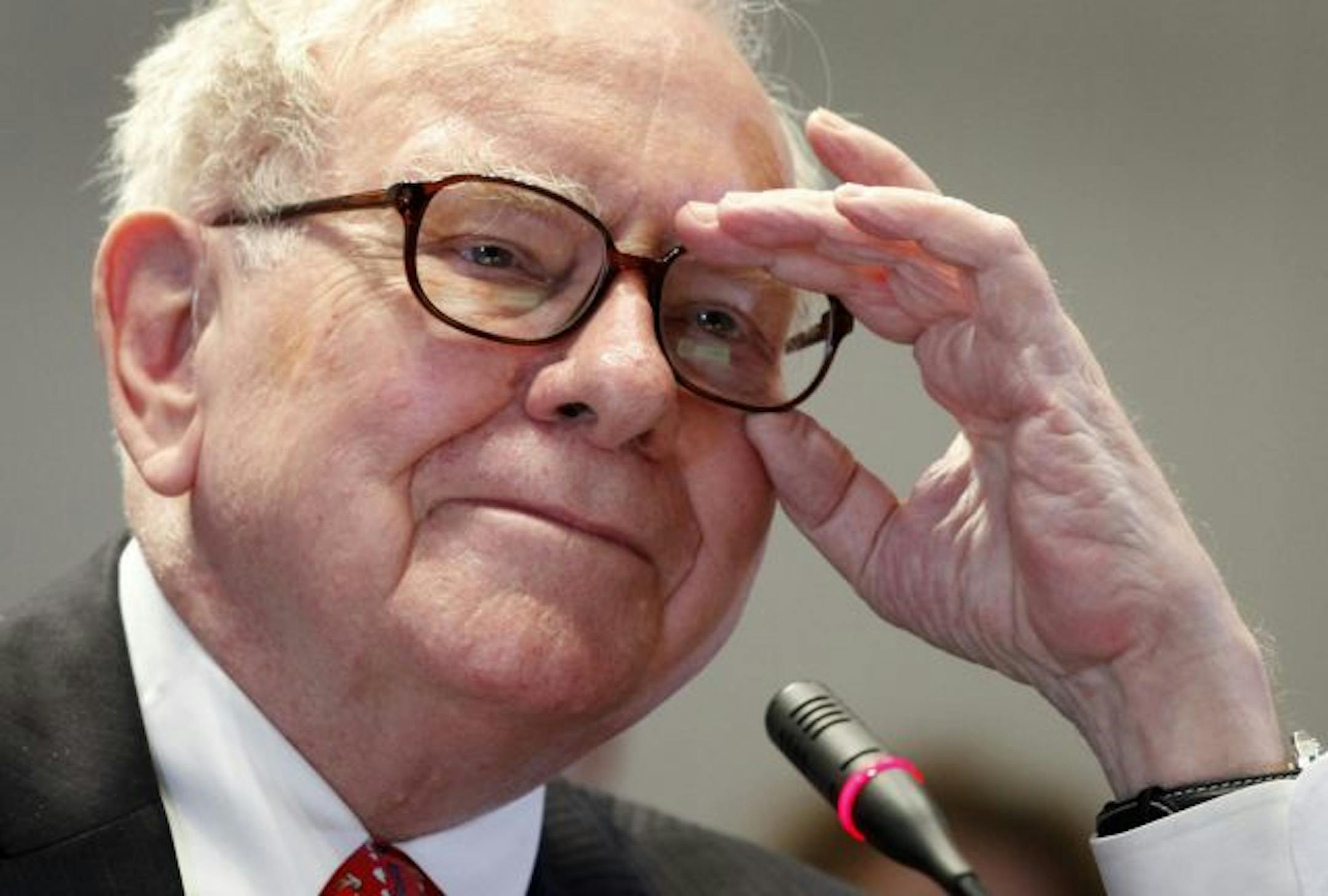 Warren Buffett, CEO of Berkshire Hathaway.