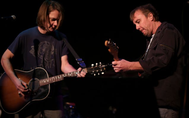 Dave Pirner, left, and Dan Murphy of Soul Asylum played a couple of cuts from their forthcoming album at the Kill Kancer benefit June 17, 2012 at the 