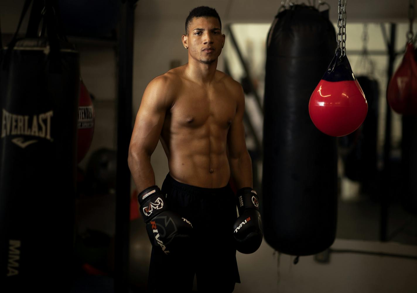 Portrait of Cuban boxer David Morrell Jr. at the Circle Of Discipline Gym Tuesday August 13, 2019 in Minneapolis, MN.] Jerry Holt &#x2022; Jerry.holt@startribune.com